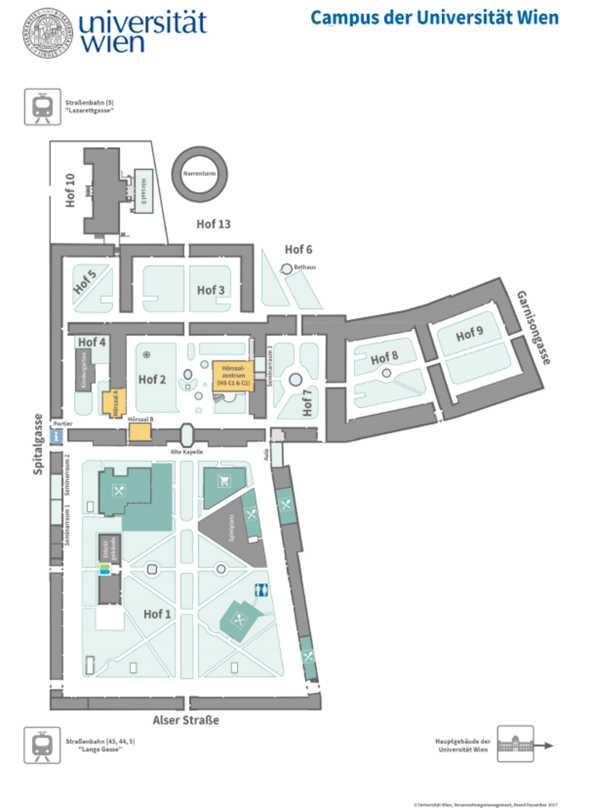 Campus Uni Wien, Plan